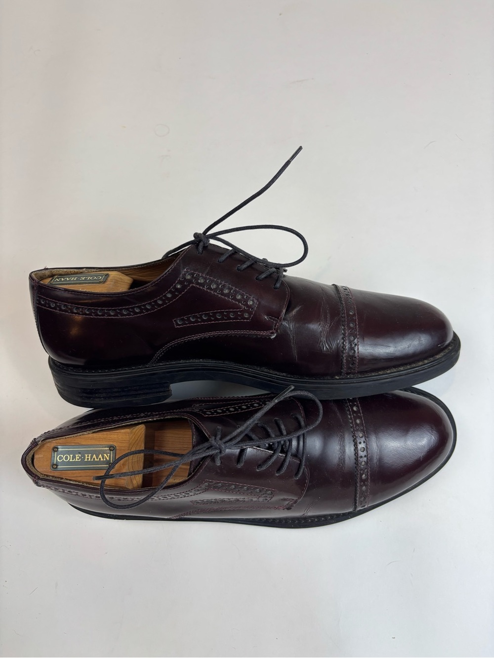 Bostonian Men’s Burgundy Oxford Size 10.5 made in Italy